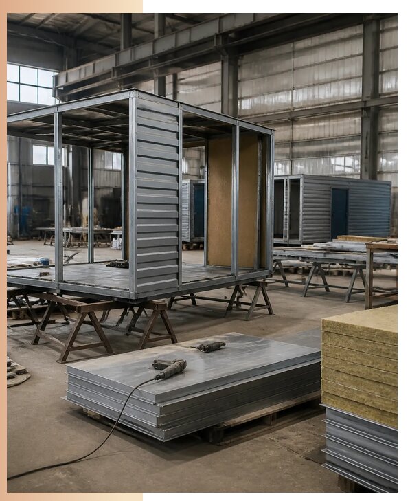 Изготовление бытовок на заказ в Шадринске по индивидуальному проекту